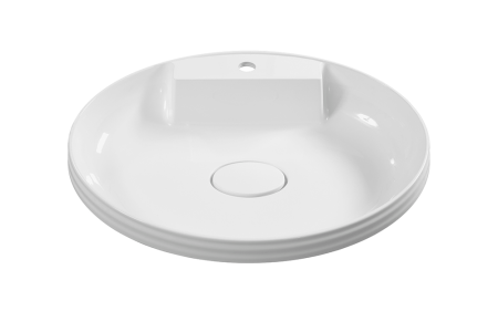 Умывальник Belux Толедо 650 Белый матовый, Solid Surface