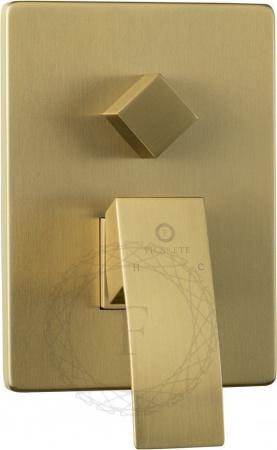 Душевая система скрытого монтажа FILARETE Waterfall FL1010 (Матовое золото)