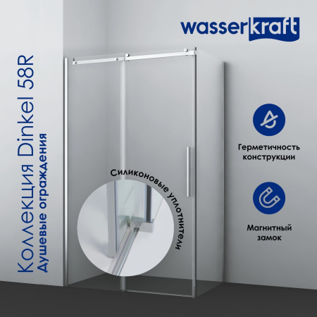 Душевая дверь WasserKRAFT Dinkel 58R30