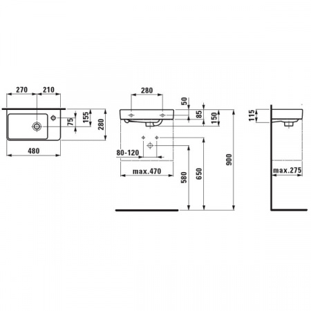 Раковина Laufen 8159540001041