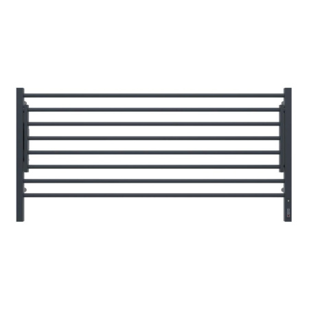 Полотенцесушитель электрический с полкой Terminus Горизонт П8 120х60 КС, черный муар