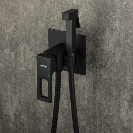 Смеситель для душа Gappo G7217-6 встраиваемый, черный