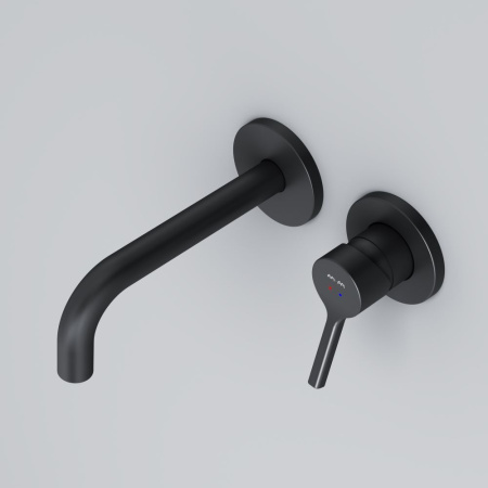 F85B72622 X-Joy S Смеситель для умывальника AM.PM монтируемый в стену, черный