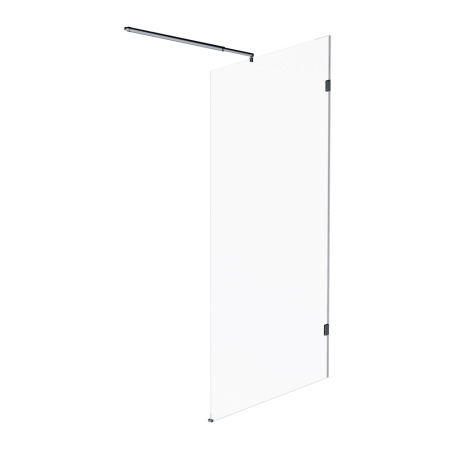 W94WI-100-F1-BTE Душевая перегородка AM.PM X-Joy 100x195, стекло прозр. 6 мм + покрытие, фурнитура черный