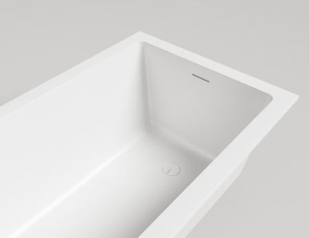 Ванна встраиваемая Salini CASCATA KIT 170x75 покраска по RAL полностью, S-Sense, глянцевый 104313GF