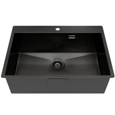 Кухонная мойка Reflexion Iseo RX2265BL оружейная сталь