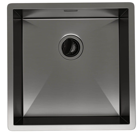 Кухонная мойка Reflexion Como RX2044BL оружейная сталь