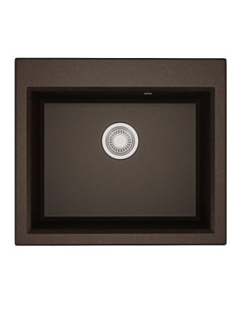 Мойка для кухни из литого мрамора AQUATON Линеа 58 кофе 1A733032LW280