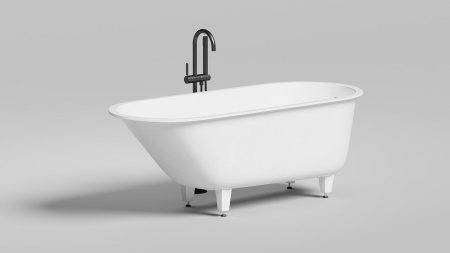 Ванна встраиваемая Salini ORNELLA 160x70 KIT покраска по RAL полностью, S-Stone, матовый 102426MF