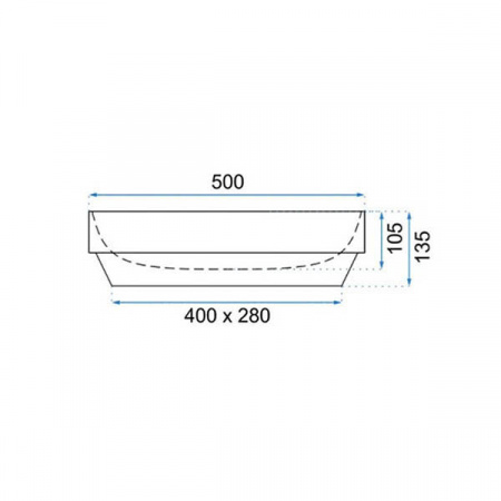 Умывальник Rea Gizel 50 U9604