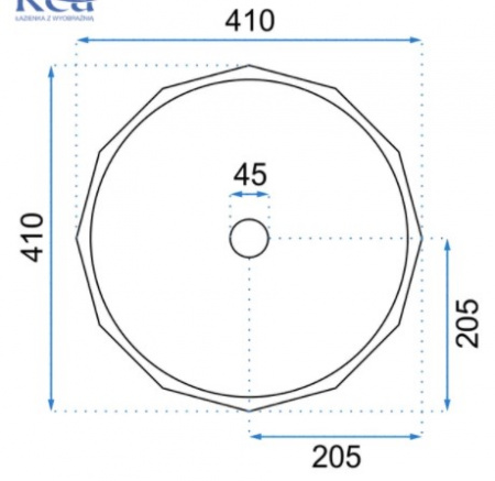 Умывальник Rea VISTA U4601