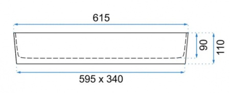 Умывальник Rea Denis U4800