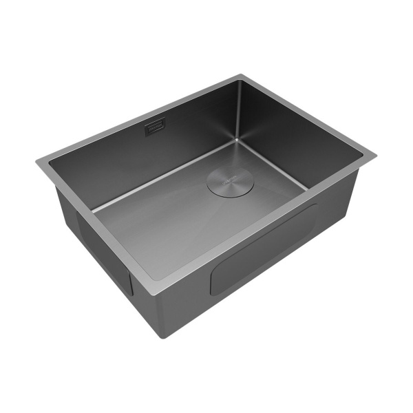 Мойка Paulmark NEXT-SKEW 58 UNI PM885844-MG 440х580х200 мм, нержавеющая сталь, матовый серый