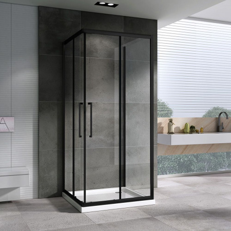 Душевой уголок ABBER Schwarzer Diamant AG02090BH-S90B