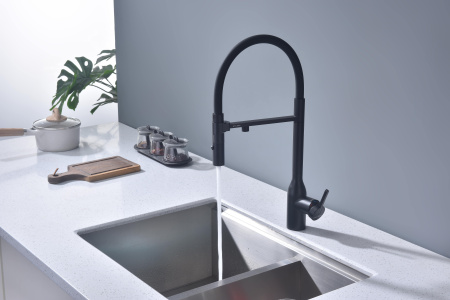 Смеситель для кухни Paulmark MAGNETO ONE Ma213188-AN, антрацит