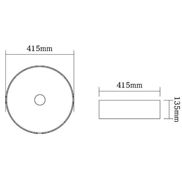 Раковина SantiLine SL-7021 42х42 под мрамор