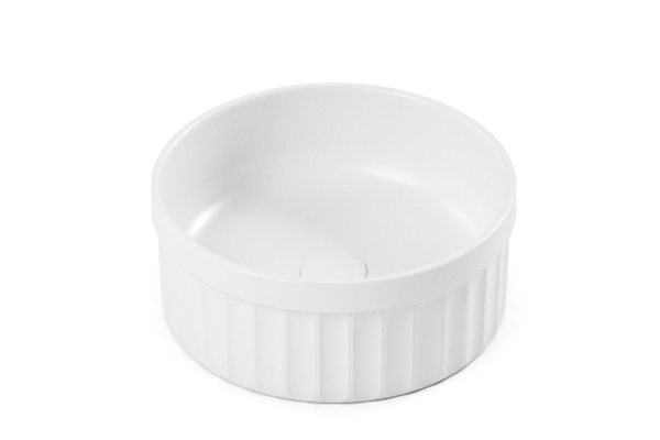 Умывальник Belux Колизей 380x160 Белый матовый, Solid Surface