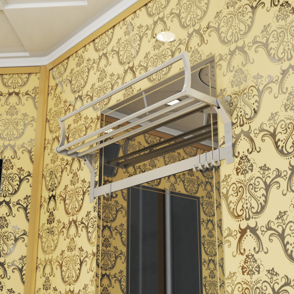 Душевая кабина Niagara Luxe NG-7717G (100x100х215) низкий поддон(15см),дверь распашная,стенки золото,4 места