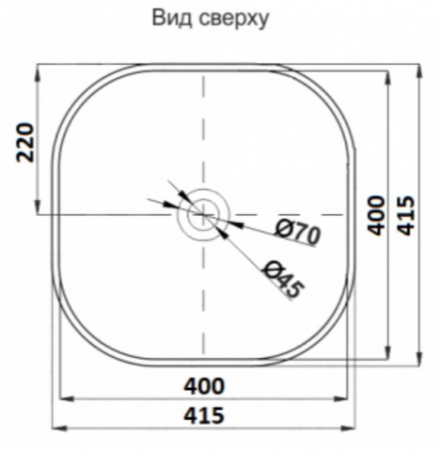 Раковина накладная CeramaLux 360