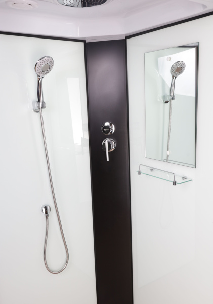 Душевая кабина Niagara Classic NG-2508-14BK (90х90х200) высокий поддон(40см),стекло тонированное