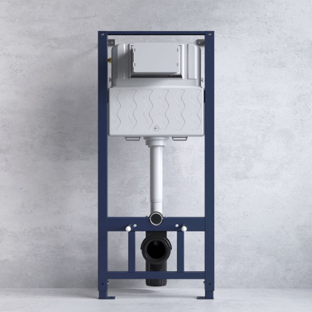 IS49051.701700MB Инсталляция с клавишей Pro L глянц хром с подвесным унитазом Spirit V2.0 FlashClean черн мат с