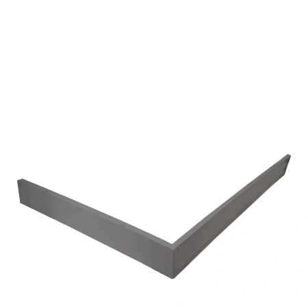 Экран для душевого поддона Veconi Pietra PS G, 1000x900x30, гелькоут и стекловолокно, серый
