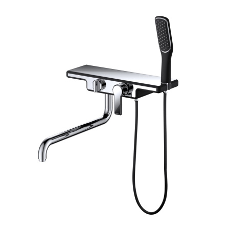 Смеситель для ванны D&K Berlin DA1453315, черный