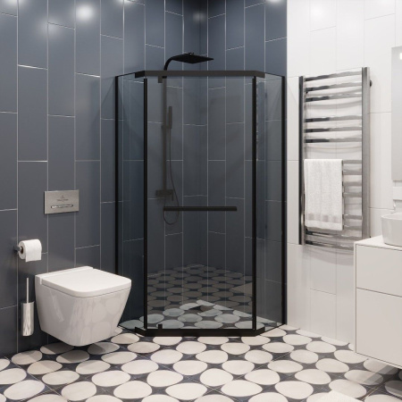 Душевой уголок Cerutti SPA CHIKA ZP91B без поддона 90x90x195