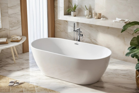 Ванна d'ISEO170II акриловая отдельностоящая Ceruttispa (1700x750x600)