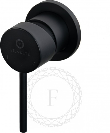 Cмеситель для раковины FILARETE Roun FL4020 (Черный матовый)