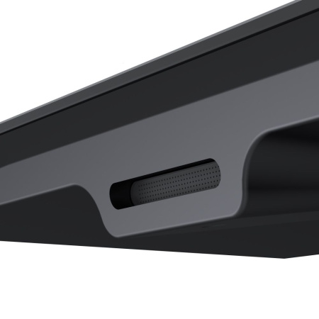 F8F72722 Func Встраиваемый смеситель на раковину АМ.РМ с полкой и каскадным изливом, черный