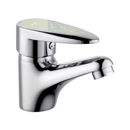 Смеситель для раковины FASHUN A1050WHITE, хром/белый