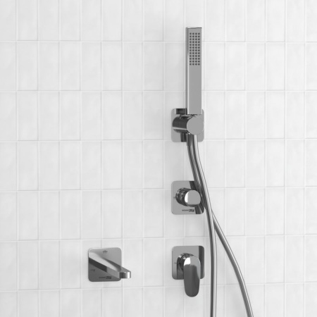 Встраиваемый комплект для ванны WasserKRAFT с лейкой и изливом A3151.268.270.271.087.103