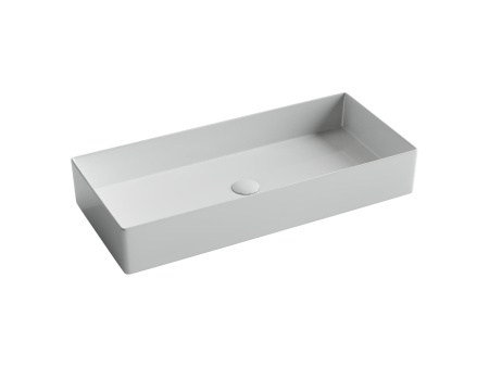 Раковина накладная прямоугольная Ceramicanova Element 801*361*130, белый, CN6072