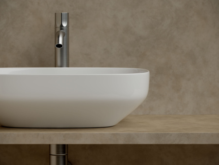 Умывальник чаша накладная прямоугольная Ceramicanova Element 500*380*150мм, Белый, CN5031