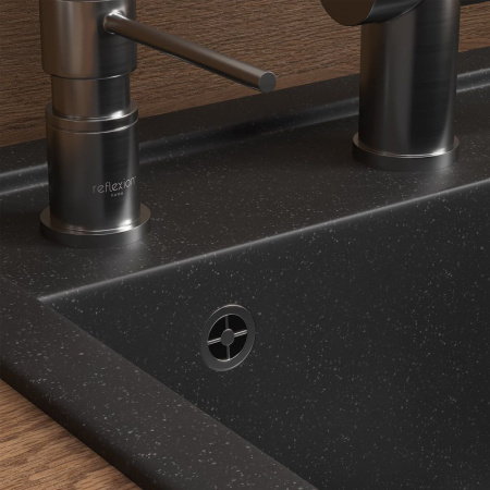 Кухонная мойка Reflexion Zia RX1251СL, уголь