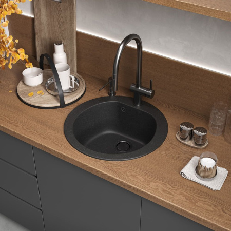 Кухонная мойка Reflexion Core RX1350СL, уголь