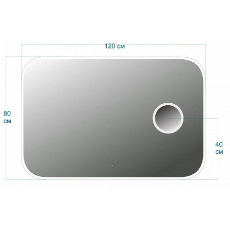 Зеркало Maretti Florenza FL1412080P19EL 120x80 см