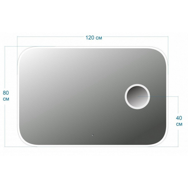 Зеркало Maretti Florenza FL1412080P19EL 120x80 см