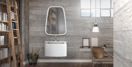 Тумба под умывальник Belux Темза НП 80-01 Белый глянцевый