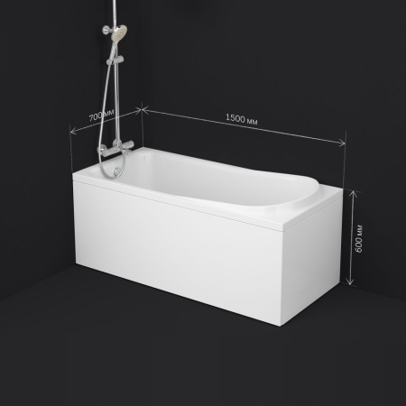 W80A-150-070W-A Like, Ванна акриловая AM.PM A0 150х70 см, шт