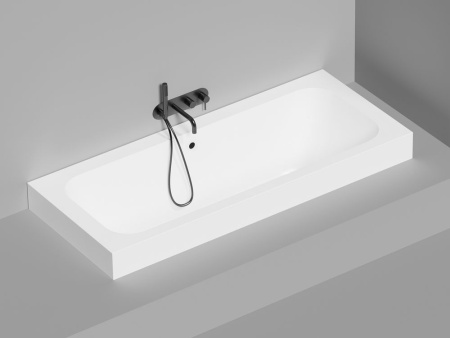 Ванна встраиваемая Salini ORLANDA AXIS 190x80, S-Stone, матовый белый 103221M