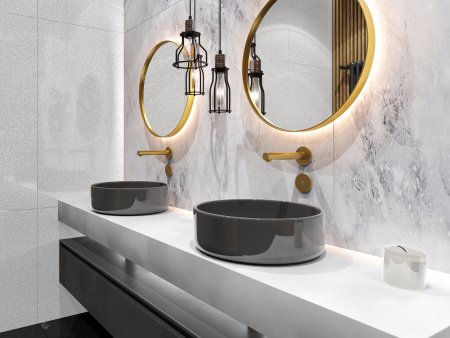 Встраиваемый сенсорный смеситель для раковины TIMO Saona 2373/17SM, матовое золото