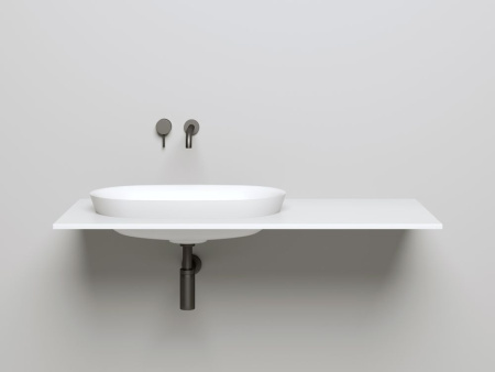 Раковина полувстраиваемая Salini MAREA 01, белый, 1802101G