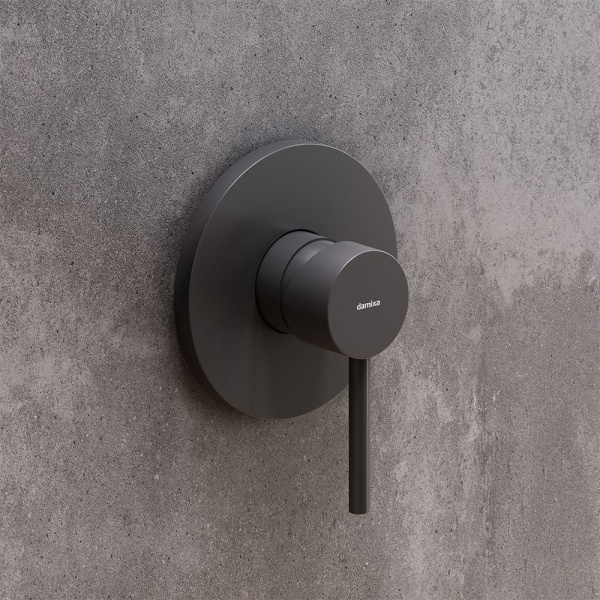 367500300 Scandinavian Pure Смеситель для душа Damixa монтируемый в стену, чёрный