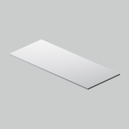 M8FST1201WG Func Столешница AM.PM под накладную раковину, для тумбы 120 см, цвет белый глянец