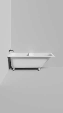 Полка для встраиваемой ванны Salini GABBIANO IN 730, покраска по RAL Classic, 1906204MF