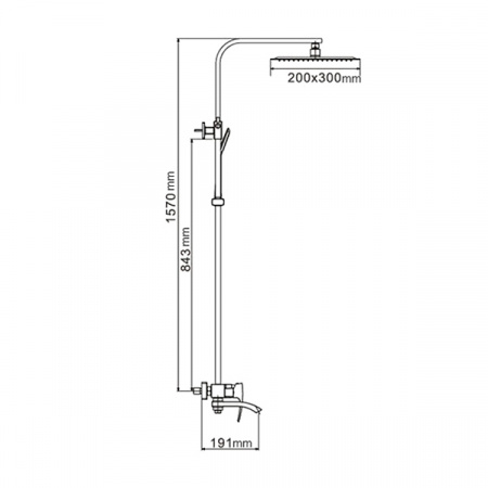 Душевая система Gappo G2407-8