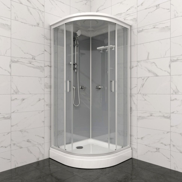 Душевая кабина Тритон Щ0000071581  Прайм-Сатин 90*90 А