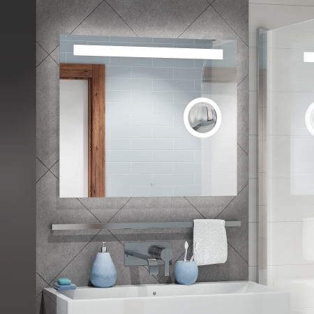 Зеркало Континент Eldorado LED 120х70 с увеличительным зеркалом